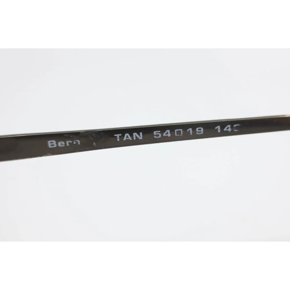 Van Heusen Bern Tan Metal Rectangular Eyeglass Frames 54-19-140 Mens Womens